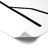 スティックマントレーニングおもしろいポスター ポスター (角)