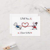 スティックマン ラブバトル カード (正面/裏面インサイチュ)