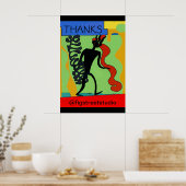 スティックマン、追加文字、編集 ポスター (キッチン)