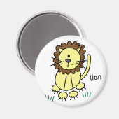 スティックライオン磁石 マグネット (正面/裏面)