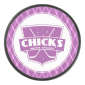 スティック付きアイスホッケーパック付きチックス アイスホッケーパック (正面)