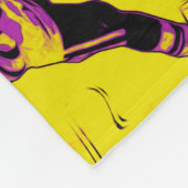 スティック取り扱いホッケープレーヤフリースブランケット フリースブランケット (角)