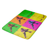 スティック取り扱いホッケープレーヤー バスマット (アングル)