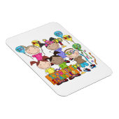 スティック図キッズ100日 頭が切れる マグネット (右側)