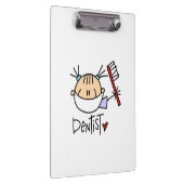 スティック図メス歯医者クリップボード クリップボード (右)