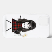 スティック女の子とデイジー Case-Mate iPhoneケース (裏面 (横))