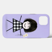 スティック女の子とデイジー Case-Mate iPhoneケース (裏面 (横))