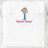 スティック女性のカーボーイ中妹 ラウンドシール (バッグ)