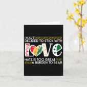 スティック愛Mlkブラックヒストリメラニンアメリクを決定 カード (黄色い花)