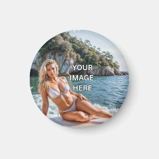 スティック！🧲 オーダーメイドマグネット - 画像やテキストを追加 マグネット