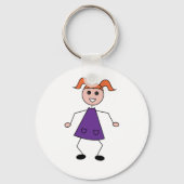 スティック・ガール キーホルダー (正面)