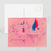 スティック、バラ、1933年Wassily Kandinsky ポストカード (正面/裏面)