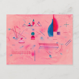 スティック、バラ、1933年Wassily Kandinsky ポストカード