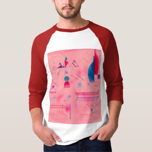 スティック、バラ、1933年Wassily Kandinsky Tシャツ (正面)
