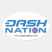 スティックDN1 楕円形シール (正面)