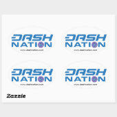 スティックDN1 楕円形シール (シート)