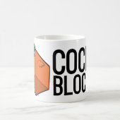 スティッチマインドの強力なコックブロックフルーティオレンジマグ コーヒーマグカップ (中央)