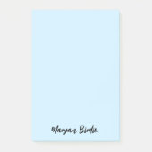 スティッパーソナライズされたキー付きの名前 ポストイット (正面)