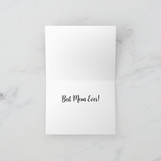 スティップドチキンパーソナライズされたグリーティングカード シーズンカード (内部)