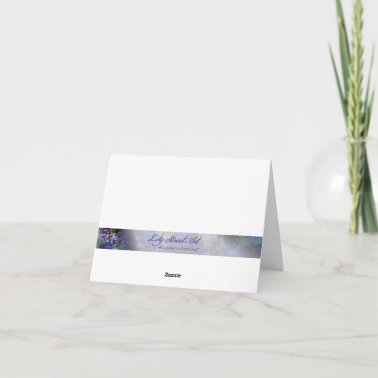 スティップドチキンパーソナライズされたグリーティングカード シーズンカード (裏面)