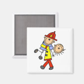 スティッ救ク・フィギュア マグネット (正面/裏面)