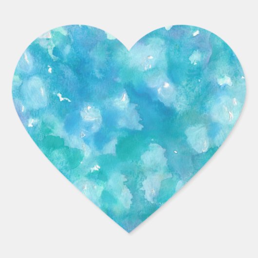 スティッ遊カーで水色のホイムシー ハートシール (正面)