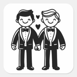 スティッ魅力的クフィギュアゲイズ結婚ーム スクエアシール
