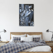 スティブナイト結晶 キャンバスプリント (インサイチュ (寝室))