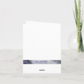 スティプルされた子猫パーソナライズされたグリーティングカード シーズンカード (裏面)