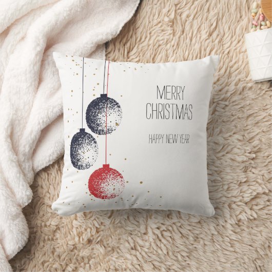 スティプルクリスマスオーナメント クッション (ブランケット)