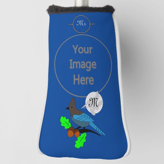 スティラーブルージェイモノグラム ゴルフヘッドカバー (回転90)