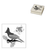 スティラーブルージェイモノグラム ラバースタンプ (押印)