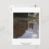 スティラーポンドインザパークバイグスタフクリムト ポストカード (正面/裏面)