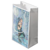 スティルウォーターズマーメイドマザーと乳児ベビーシャワー スモールペーパーバッグ (裏面アングル)