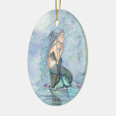 スティルウォーターズマーメイドマザーと乳児ベビーシャワー セラミックオーナメント (左)