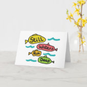 スティルウォーターズ走深い カード (黄色い花)