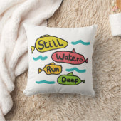 スティルウォーターズ走深い クッション (ブランケット)