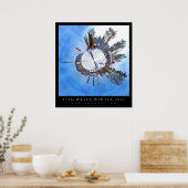 スティルウォーター冬極パノラマ ポスター (キッチン)