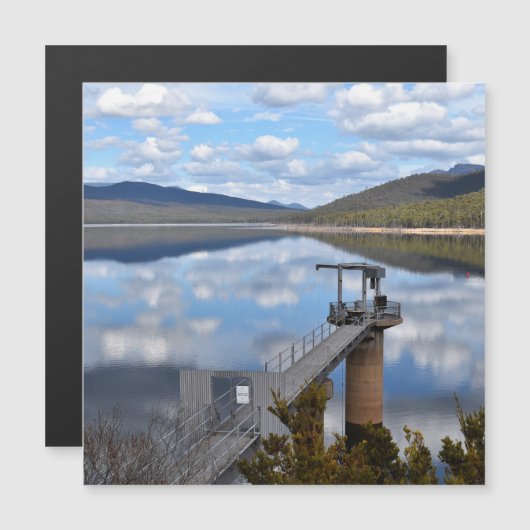 スティルウォーター磁気カード上のベルフィールド湖の雲 (正面/裏面)