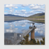 スティルウォーター磁気カード上のベルフィールド湖の雲 (正面)