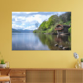 スティルウォーター:ボートハウスクンブリア キャンバスプリント (インサイチュ (リビング))