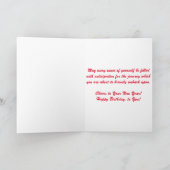 「スティルウォーター・リバーボート」誕生日カード カード (内部)