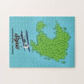 スティルソゴテンブルクの地図 ジグソーパズル (横)