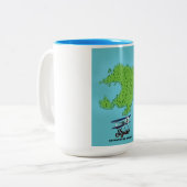 スティルソゴテンブルクの地図 ツートーンマグカップ (正面左)