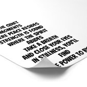 スティルネスの感動的強さ ポスター (角)