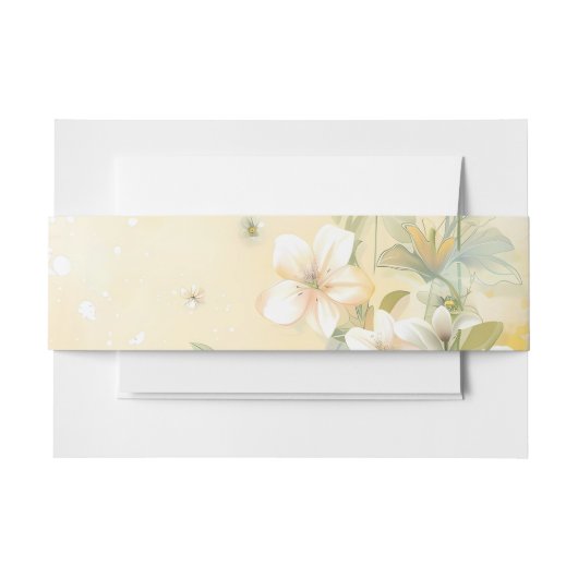 スティルボルホチゼイットインパステル 招待状ベリーバンド (正面例)