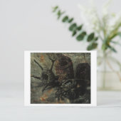 スティルライフと鳥の巣ヴァンゴッホファインアート ポストカード (スタンド正面)