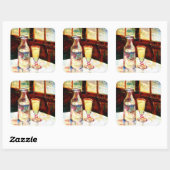 スティルライフアブシンザヴァンゴッホファインアート スクエアシール (シート)