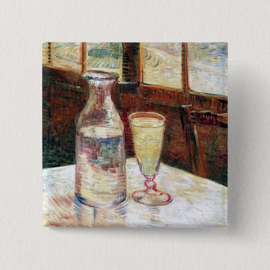 スティルライフウィズアシンザヴァンゴッホファインアート 缶バッジ (正面)