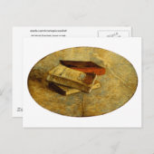 スティルライフウィズスリーブックスヴァンゴッホファインアート ポストカード (正面/裏面)